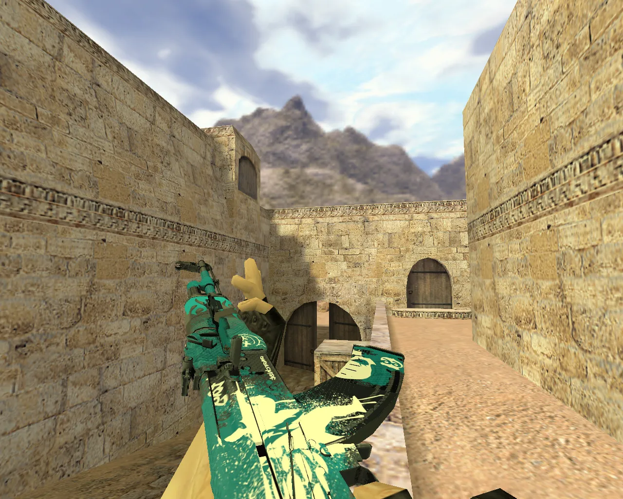 Скриншот Модель «АК-47 Крылья спецназа» для CS 1.6 - Высокое качество и уникальность