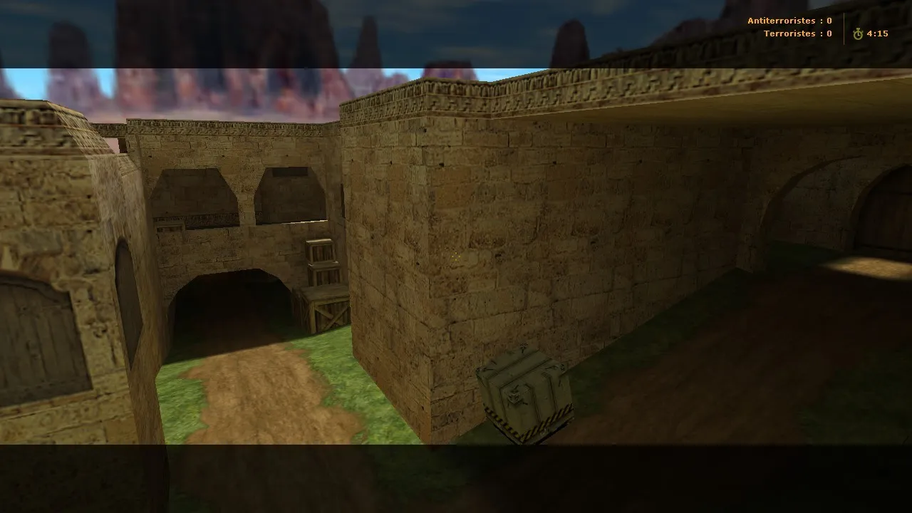 Скриншот  de_dust2x карта для CS 1.6: баланс сторон, тактика точек, оптимизация и .nav для ботов