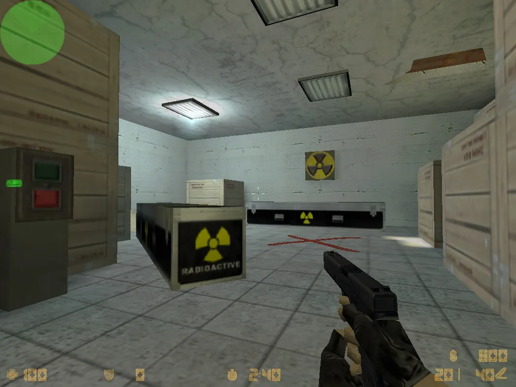 Скриншот  Карта de_castordepot для CS 1.6: точки, маршруты, оптимизация, .nav и баланс сторон