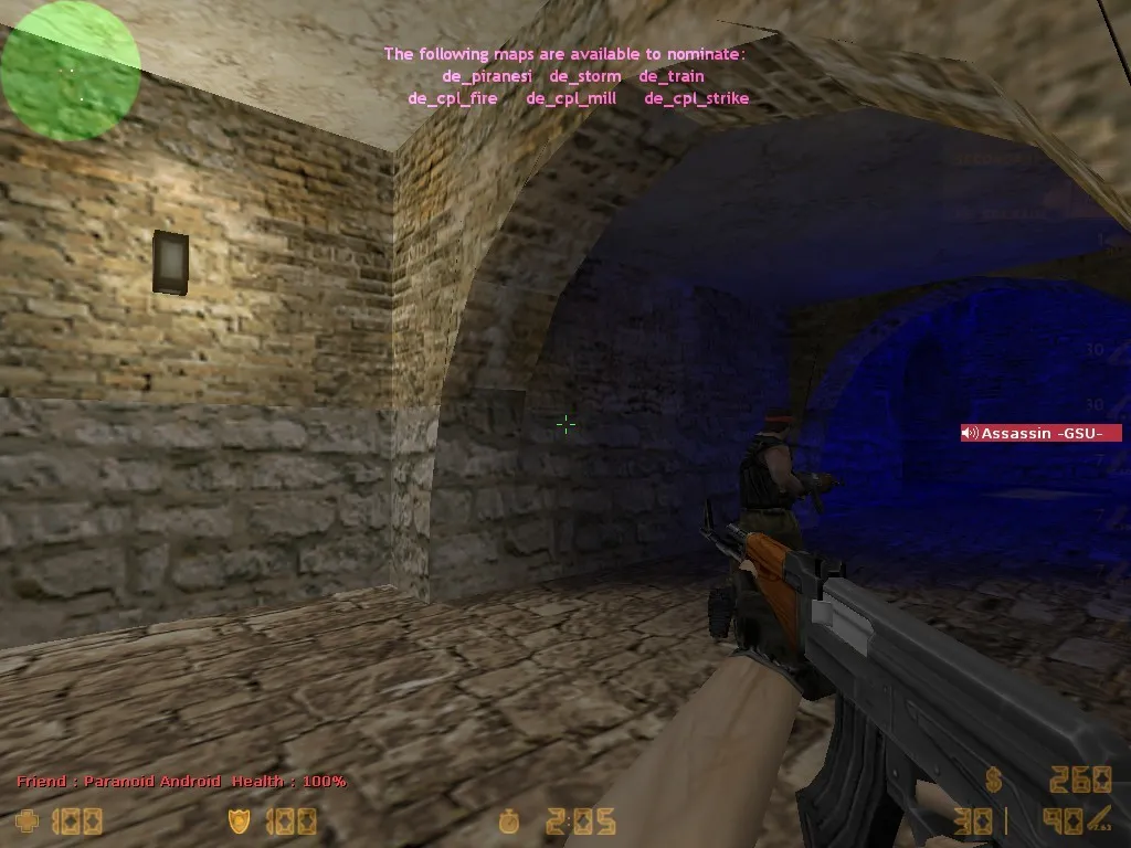 Скриншот  Карта de_inferno_night_gsu для CS 1.6 - Уникальный опыт игры