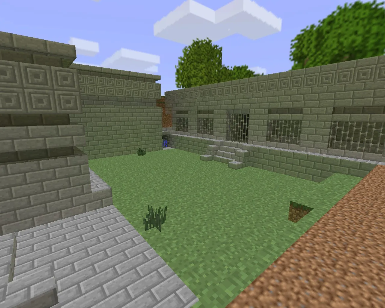 Скриншот Карта «de_aztec_minecraft» для CS 1.6