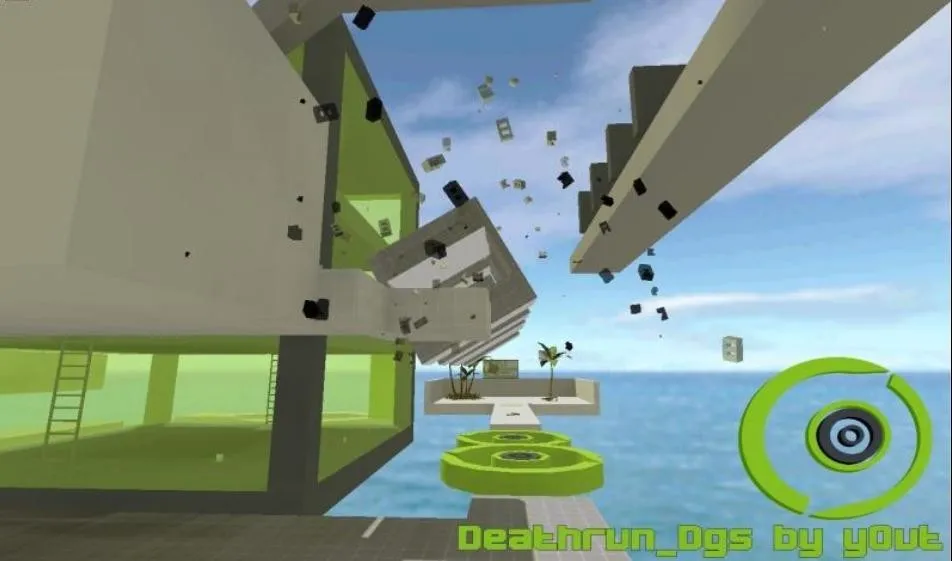 Скриншот  deathrun_dgs для CS 1.6: карта deathrun, ловушки, раунды T/CT и настройки сервера