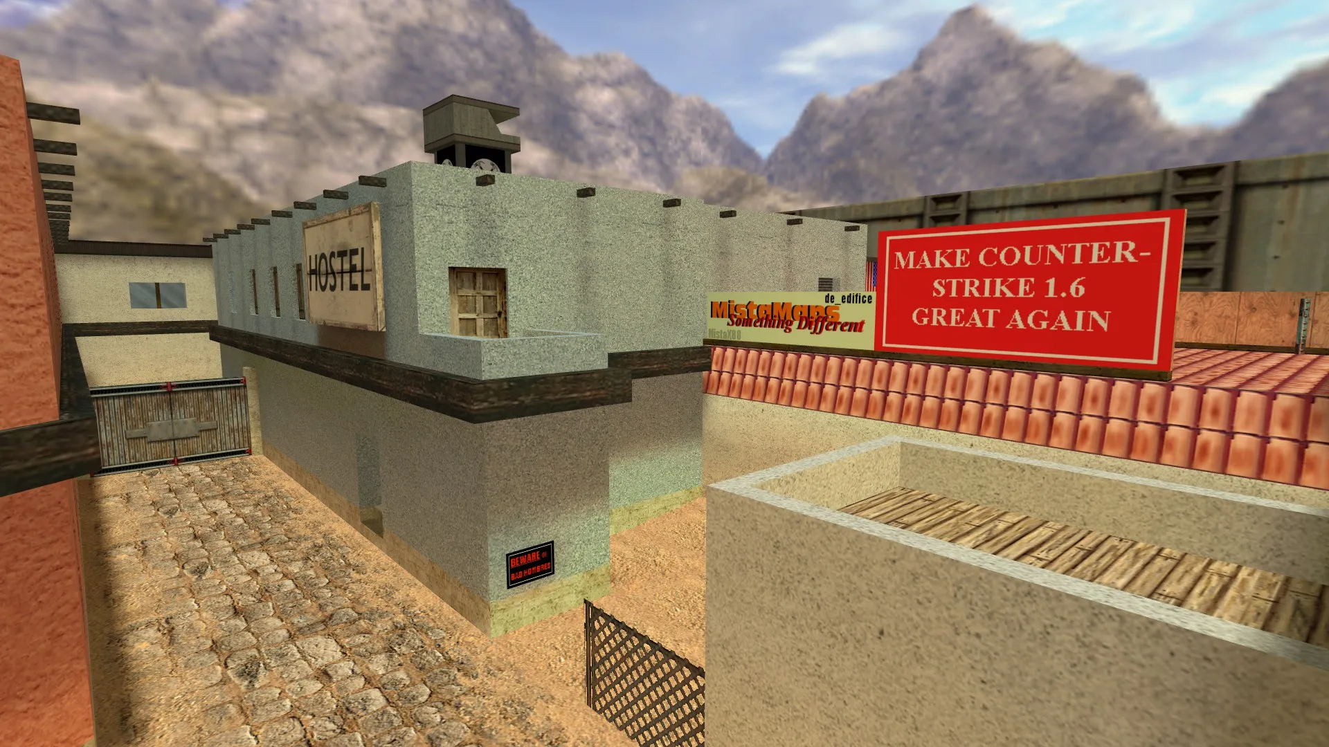 Скриншот  de_edifice для CS 1.6: тактики за CT/T, точки, .nav и оптимизация wpoly/epoly