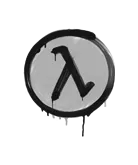 Скриншот Граффити «Лямбда» для CS 1.6 - Уникальное оформление для вашей игры