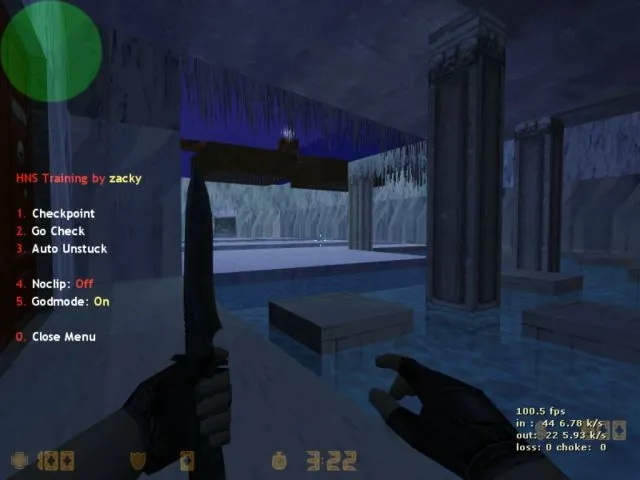 Скриншот  Скачать deathrun_jinglebells для CS 1.6: разметка, тактика за терр и спец-режим для т-игроков