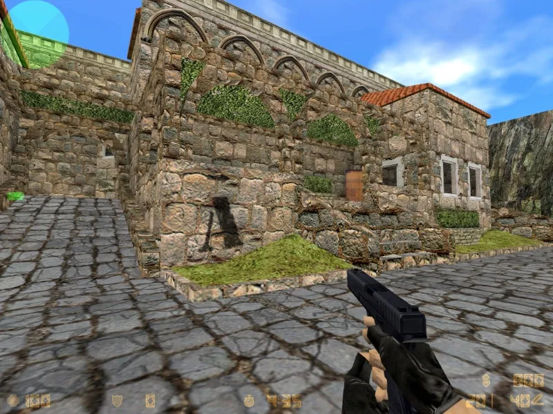 Скриншот Карта de_abbaye_fcs для CS 1.6: планировка, точки, гайды за CT/T и оптимизация под сервер