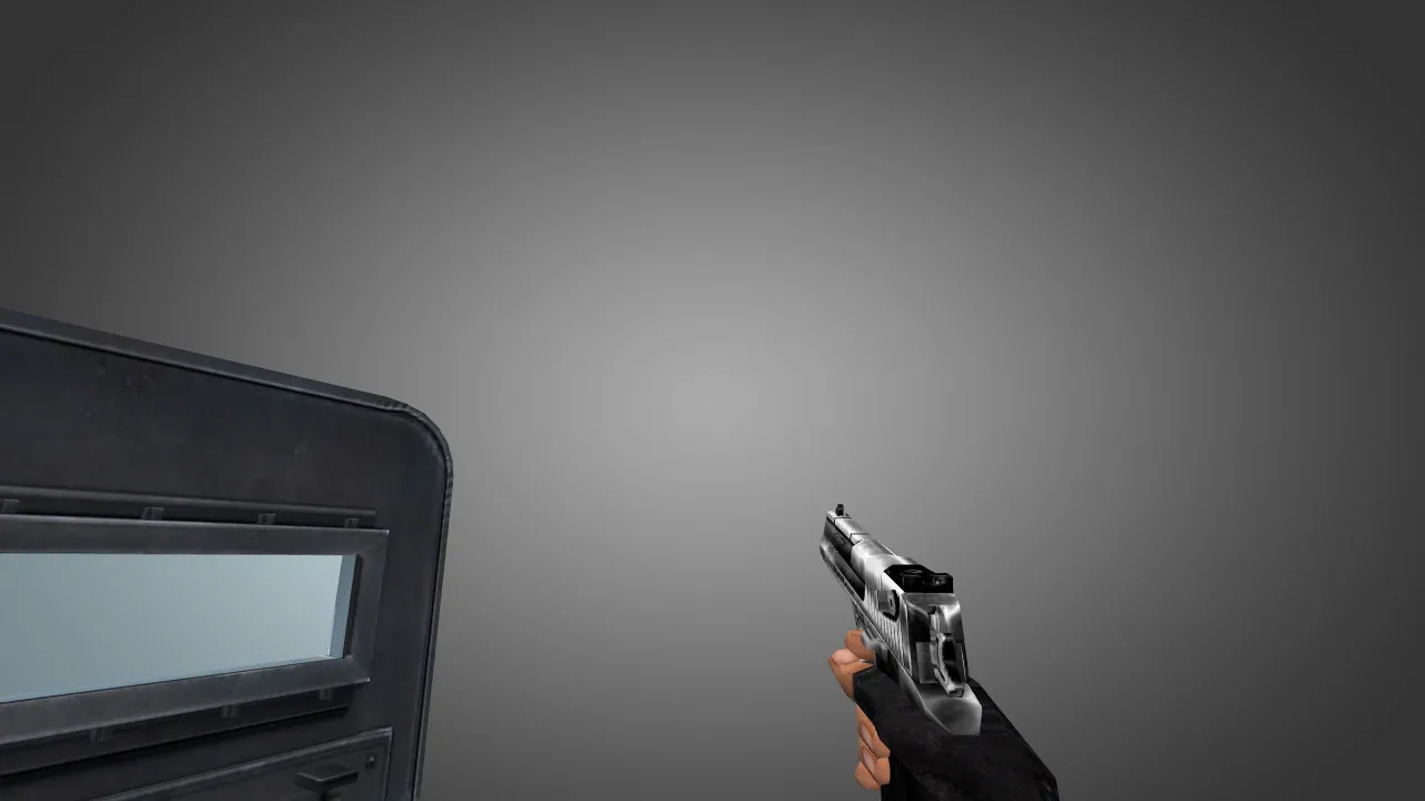 Скриншот Модель «Default Shield New Anims» для CS 1.6: v_, p_, w_ с анимациями и звуками