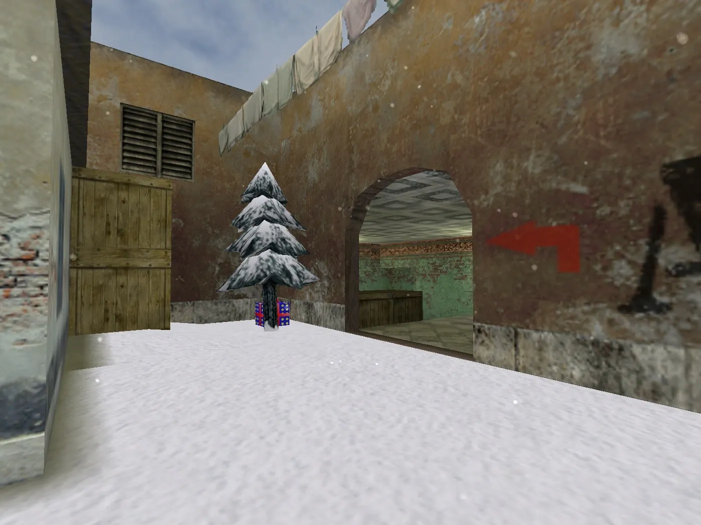 Скриншот  de_gratte_xmas — DE карта для CS 1.6: точки, маршруты, .nav для ботов и оптимизация wpoly/epoly