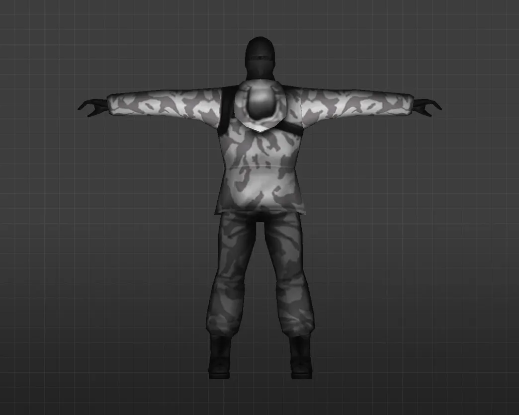 Скриншот Модель «Красноглазый» для CS 1.6 - Уникальный скин солдата