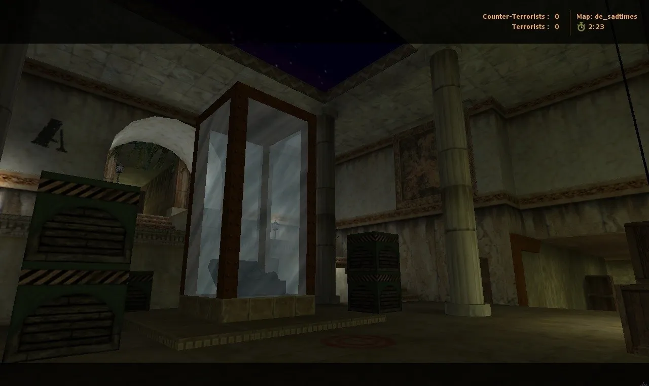 Скриншот  Карта de_sadtimes для CS 1.6: тактические возможности и баланс сторон