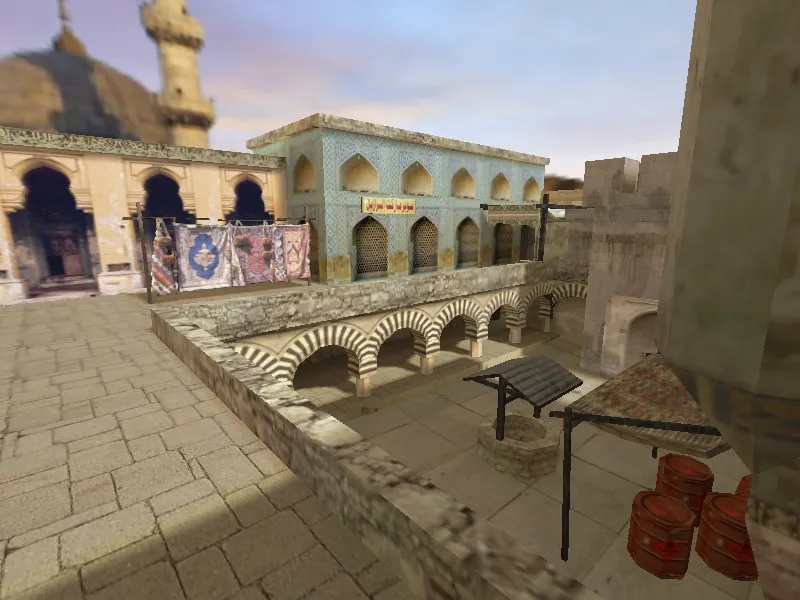 Скриншот  Карта de_menace для CS 1.6: Тактика и особенности