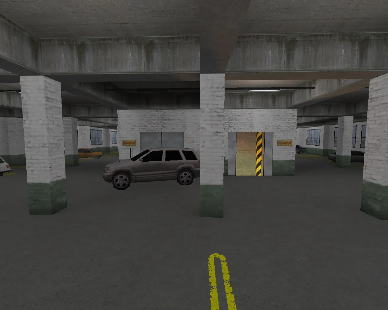 Скриншот  Карта awp_parking для CS 1.6: AWP респаун, точки под плант, .nav и оптимизация