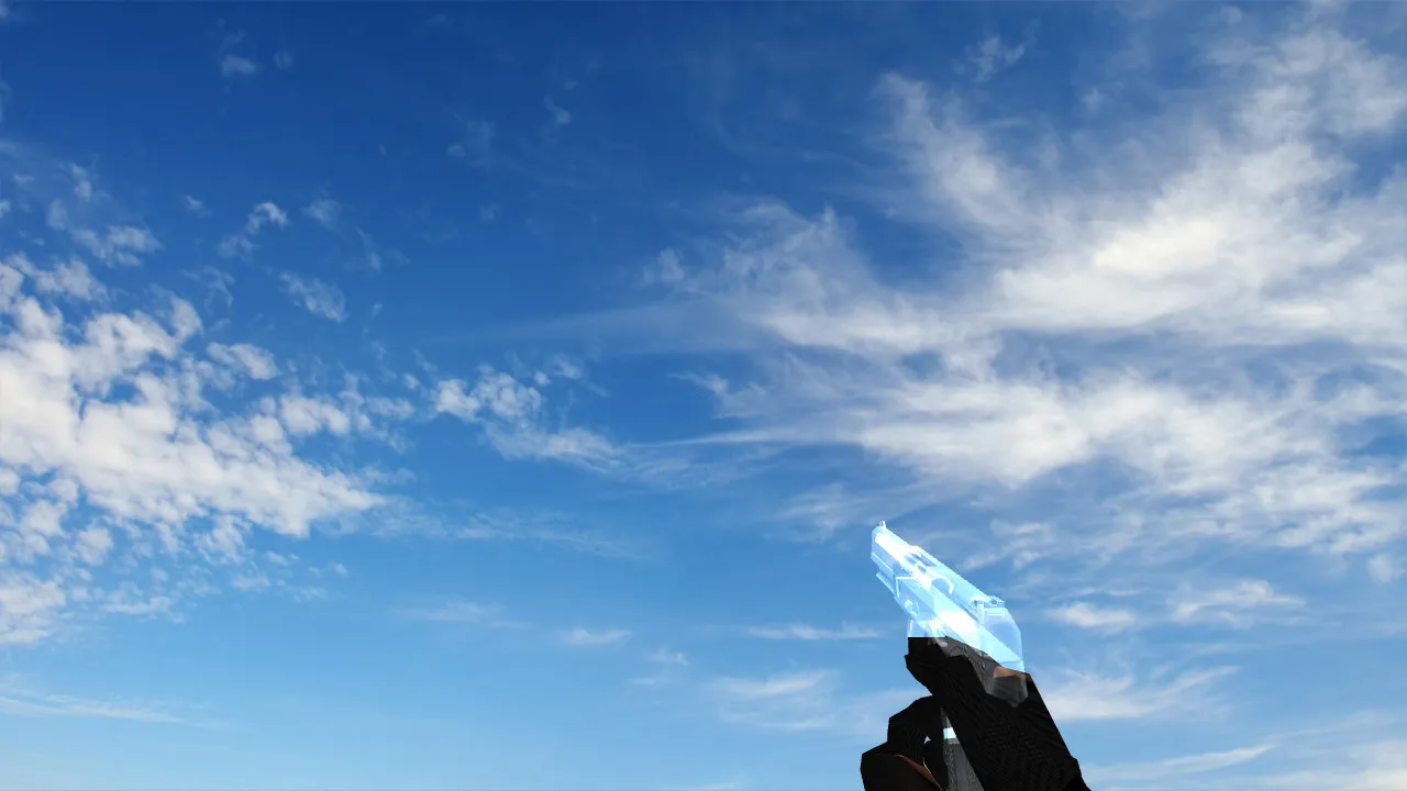 Скриншот  Пак прозрачных моделей оружия v_ п_ w_ для CS 1.6: звуки, анимация осмотра, качество текстур