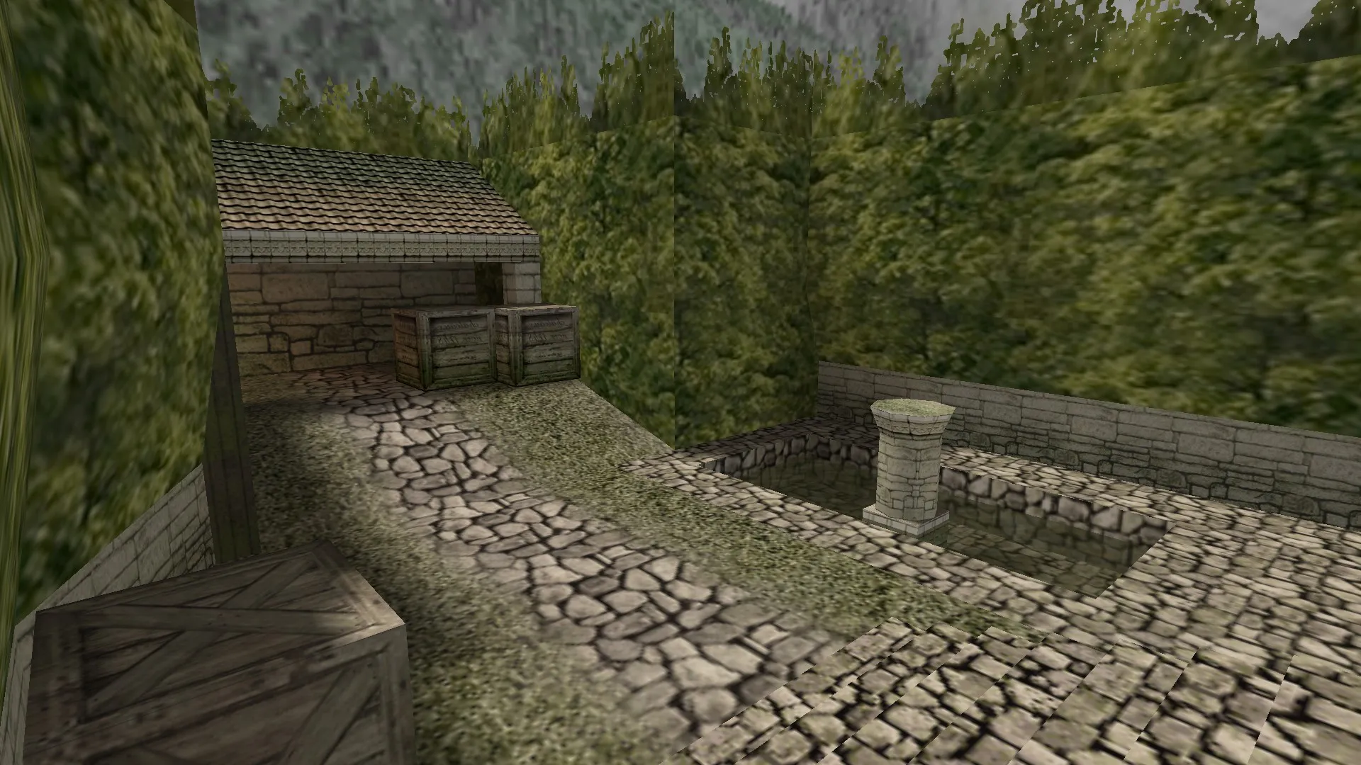 Скриншот  de_deliverance для CS 1.6: тактика за CT/T, точки, .nav, оптимизация wpoly/epoly и баланс сторон