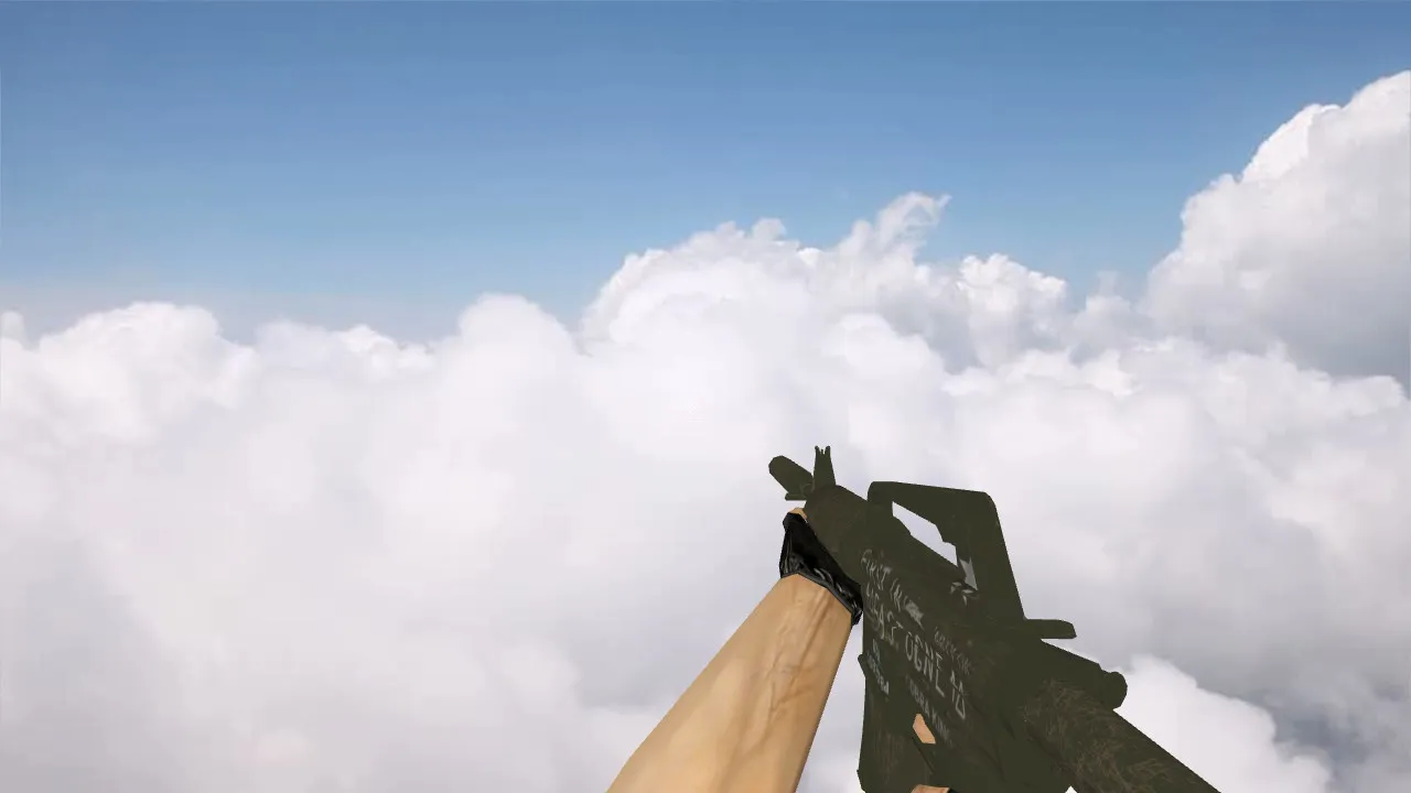 Скриншот Модель M4A1 Cobra King для CS 1.6: v_ p_ w_ модели, звуки, анимация осмотра и качество текстур