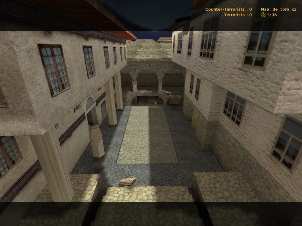 Скриншот Карта de_torn_cz для Counter-Strike 1.6 - Тактика и особенности