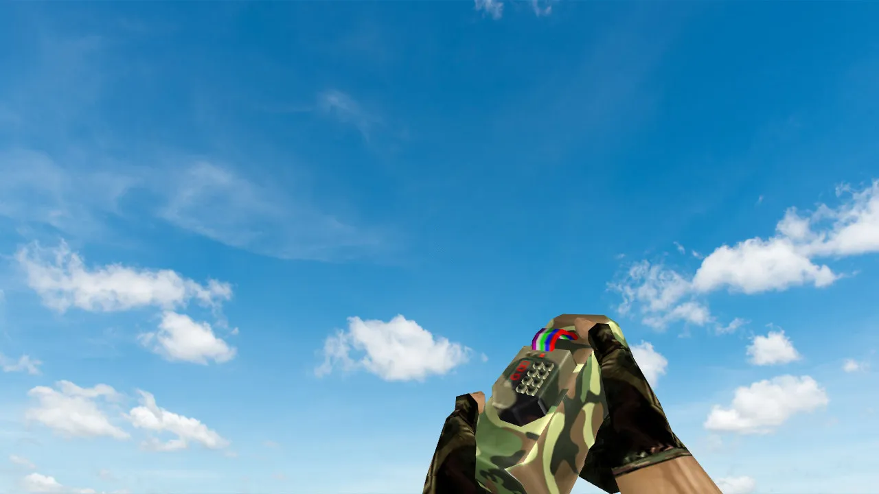 Скриншот Пак моделей оружия «Полный пак камуфляж оружия» для CS 1.6: v_, p_, w_ модели, звуки, анимация осмотра