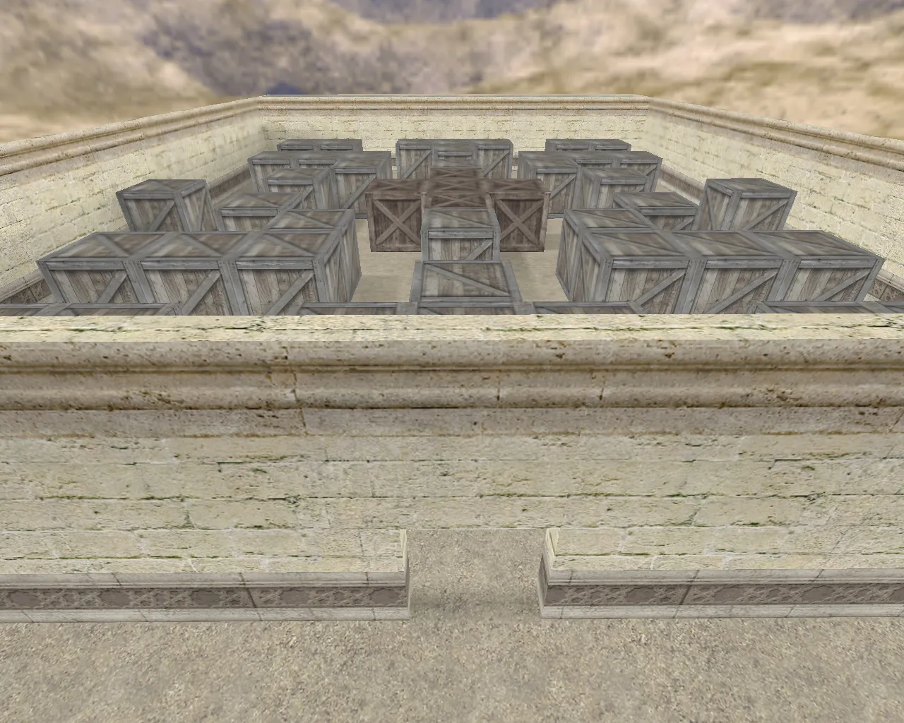 Скриншот  aim_ak47_box — AIM карта для CS 1.6: тренировка прицела, точки спавна, .nav и оптимизация