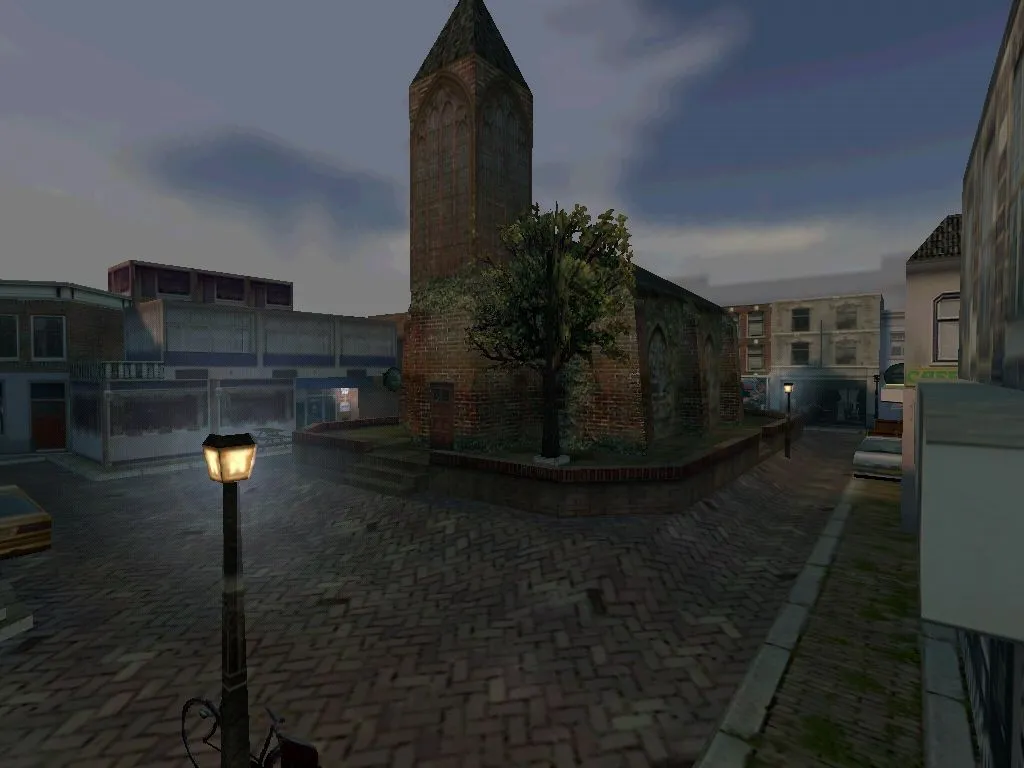 Скриншот de_downtown для CS 1.6: установка карты, .nav для ботов, оптимизация и настройки сервера