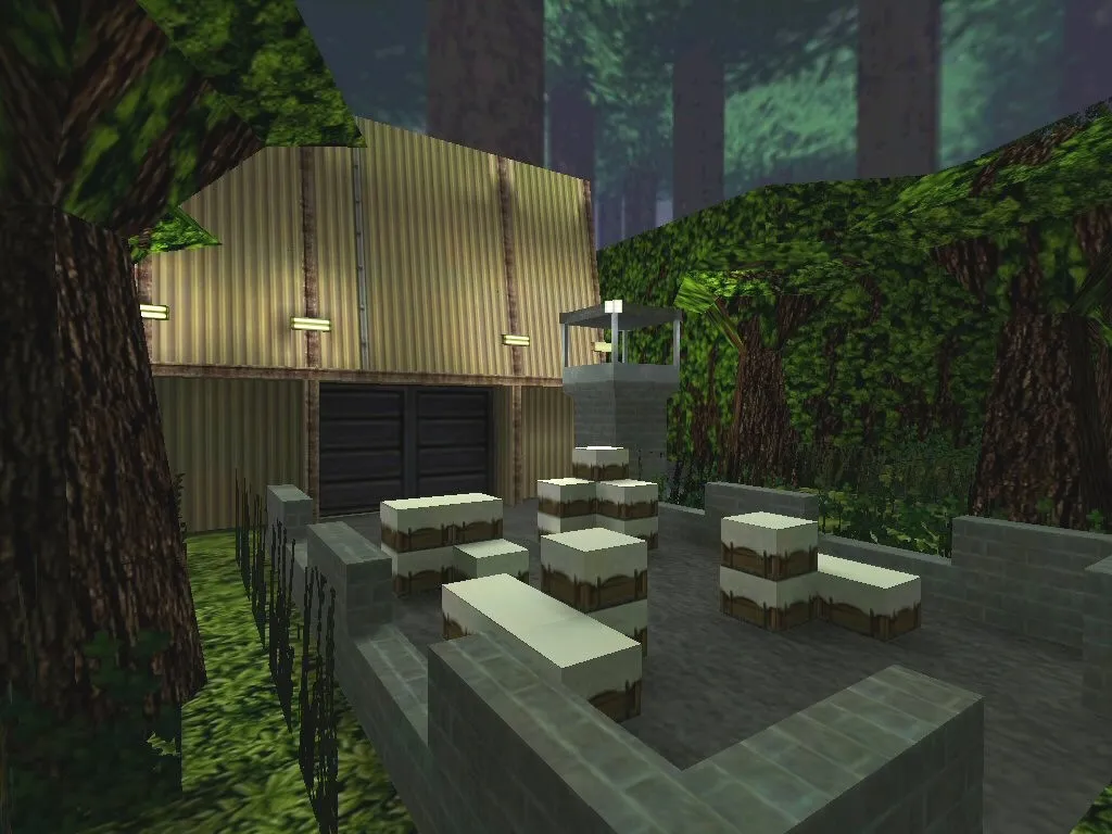 Скриншот  Карта «jungle_warfare» для CS 1.6: тактические возможности и баланс