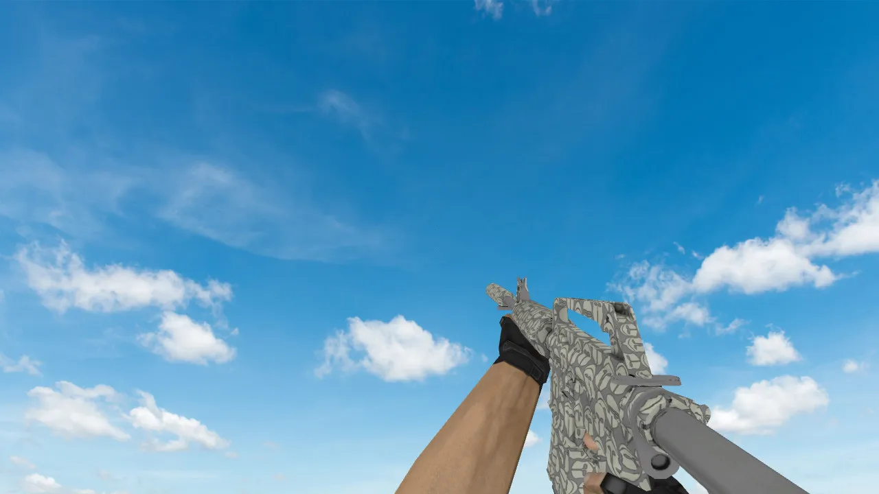 Скриншот Модель M4A1 Aid для CS 1.6: v_ и p_ модели, звуки, анимация осмотра, качество текстур