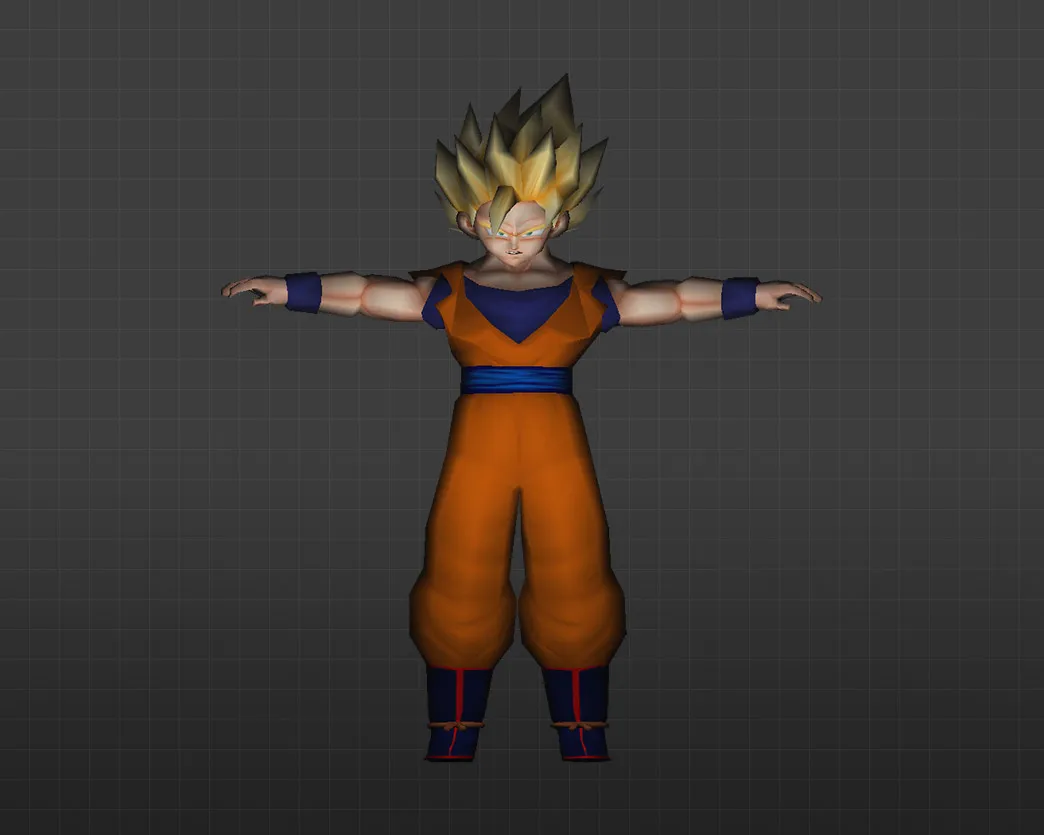 Скриншот Скачать модель «Сон Гоку» для CS 1.6 — уникальный скин для фанатов аниме