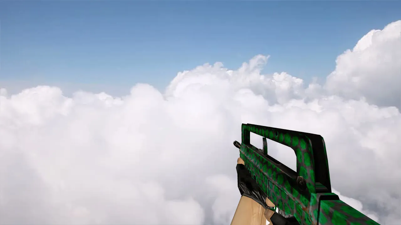 Скриншот Модель «Стандартный FAMAS Гексан» для CS 1.6 - качественная сборка