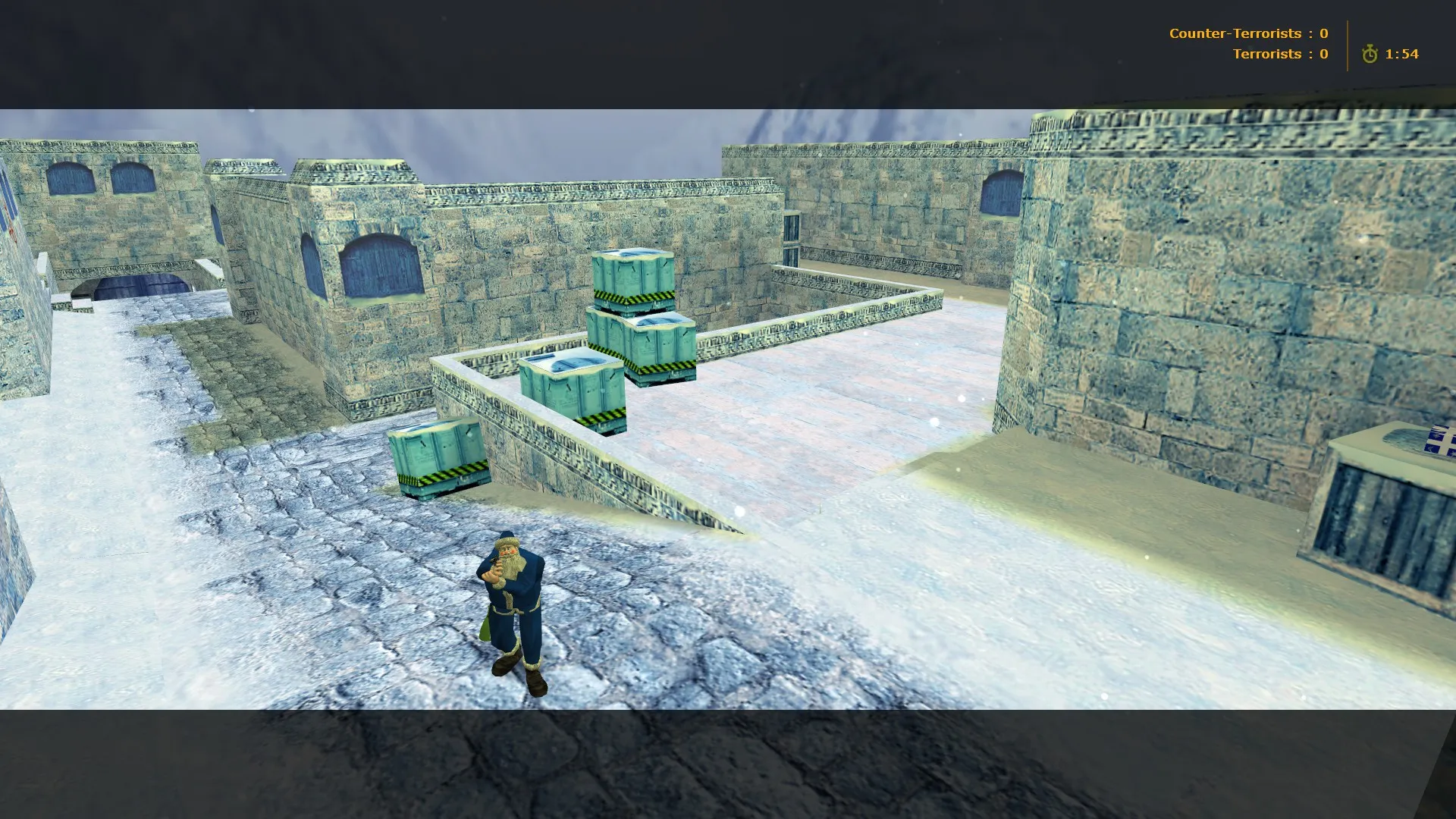 Скриншот  de_dust2_xmas_2013 для CS 1.6: карта DE Dust2 2013, точки, .nav и оптимизация