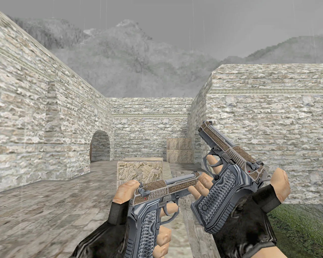 Скриншот Dual Berettas | Протектор (Tread) для CS 1.6 - Модели оружия