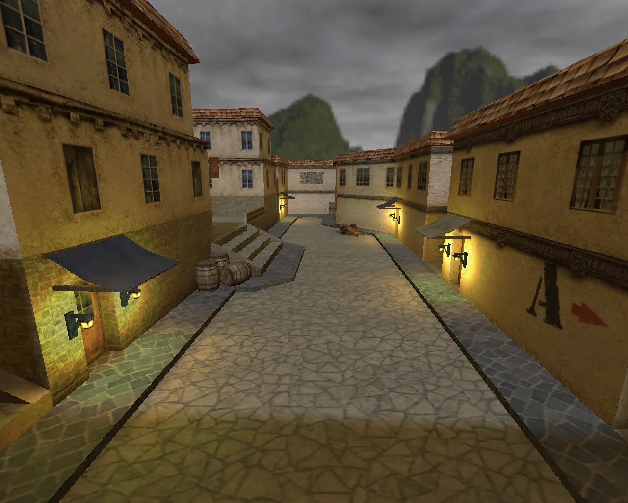 Скриншот  Карта de_winecity для CS 1.6: Тактические особенности и преимущества