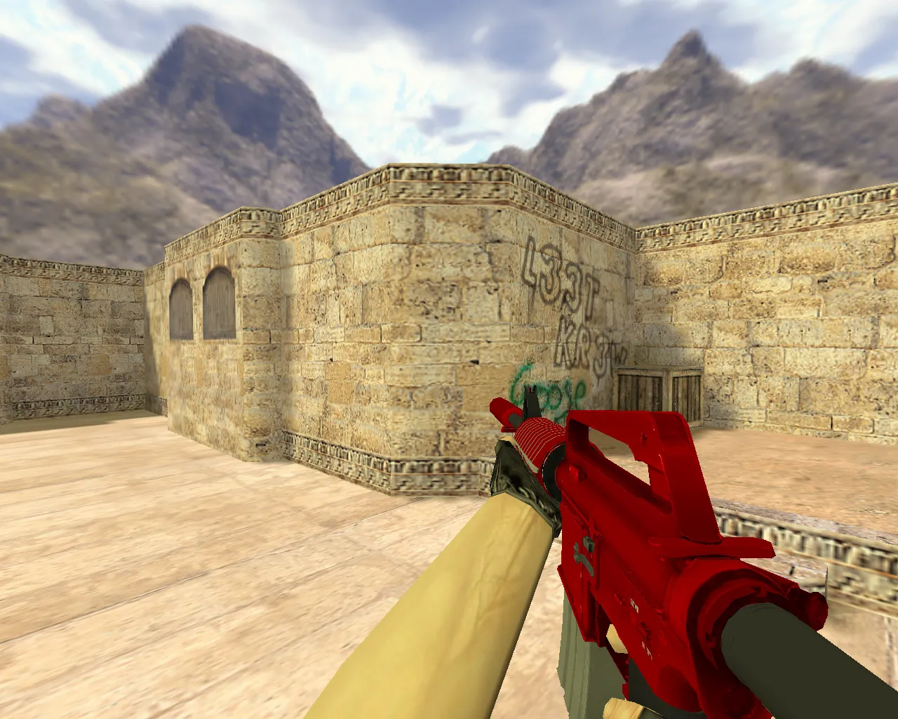 Скриншот Модель v_m4a1 «М4А1 Хот-род» для CS 1.6: p_m4a1, w_m4a1, звуки, анимации осмотра и текстуры