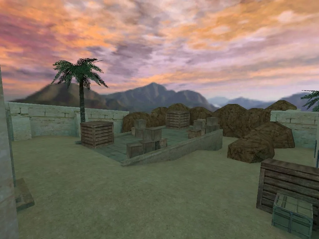 Скриншот Карта de_sultan_dust для CS 1.6: Тактика и Оптимизация