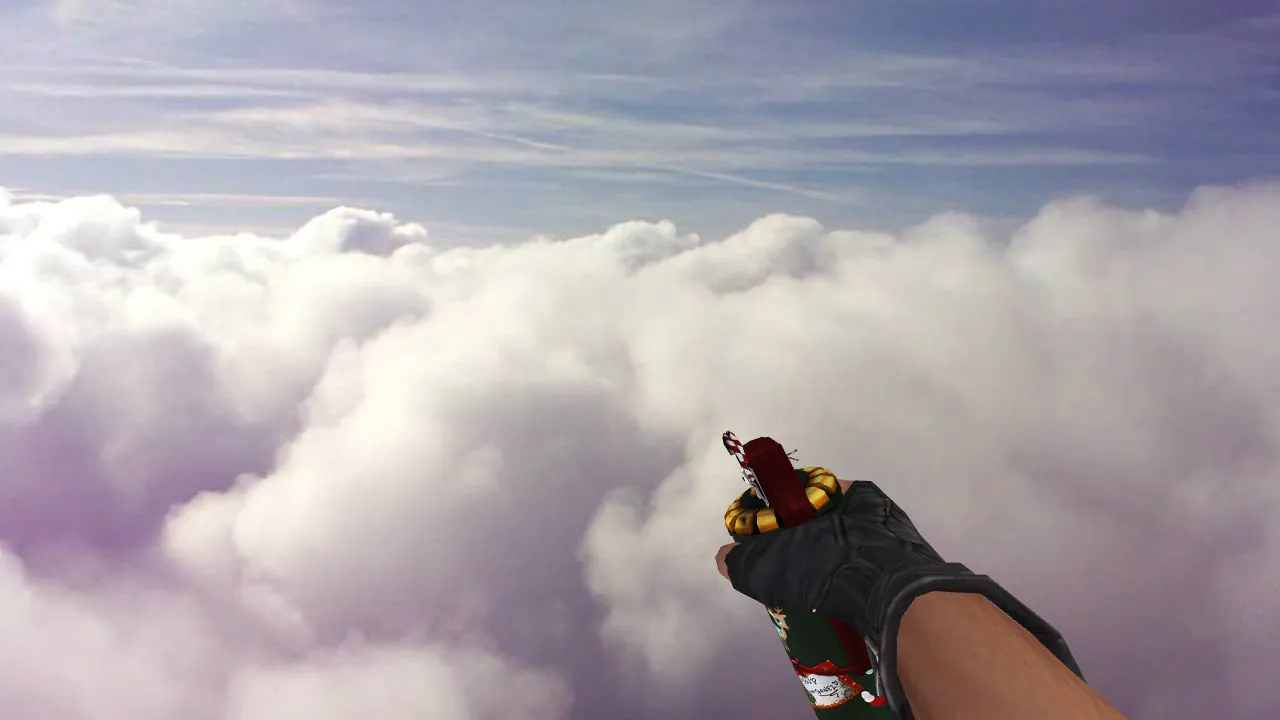 Скриншот Модель «Xmas Flashbang» для CS 1.6: v_, p_, w_ с анимацией осмотра, звуки и качество текстур