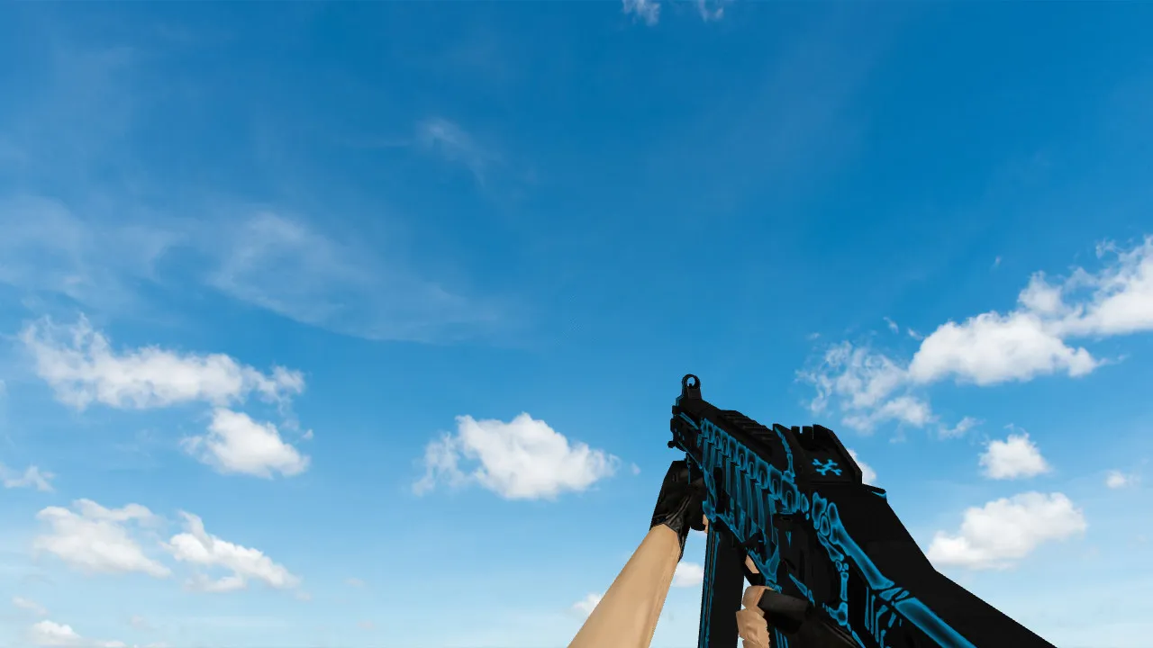 Скриншот Модель UMP-45 «Облучение» для CS 1.6: Подробное описание