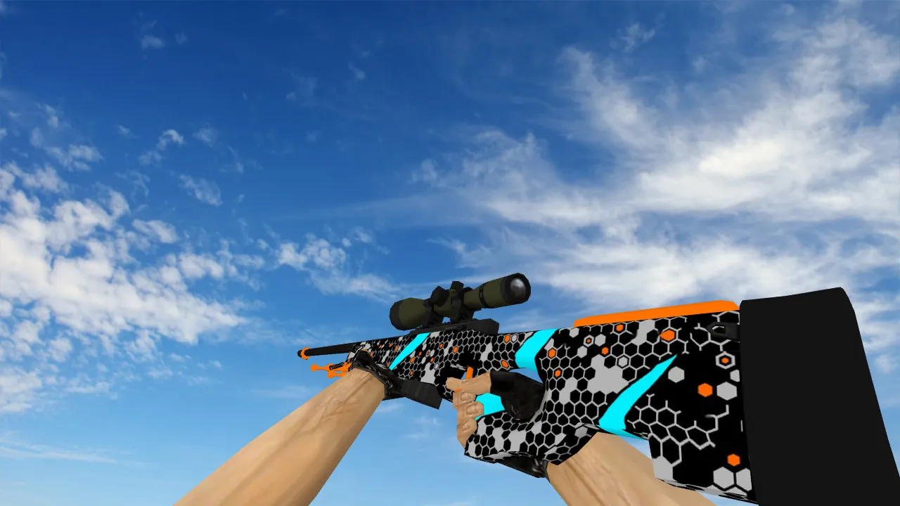 Скриншот Модель «AWP Next Technology» для CS 1.6: качественные текстуры и звуки
