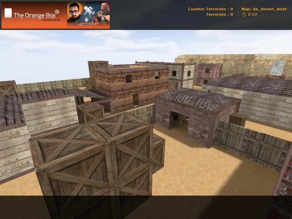 Скриншот Карта «de_desert_west» для CS 1.6