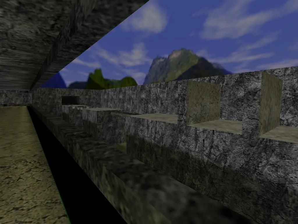 Скриншот  deathrun_cliff для CS 1.6: карты deathrun, баланс, точки заспавна, .nav и оптимизация wpoly/epoly