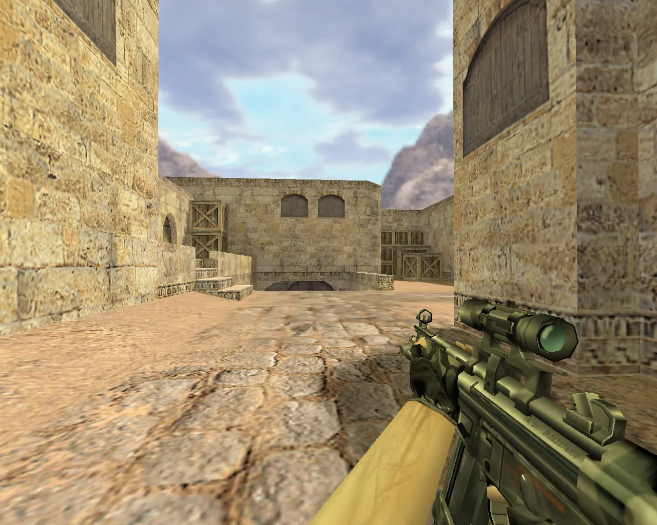 Скриншот Модель «MP5 Камуфляж с оптикой» для CS 1.6 - Качество и детали