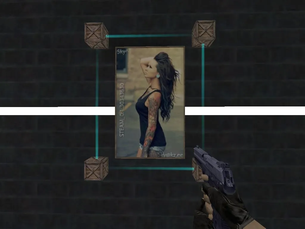 Скриншот  deathrun_av2009_hard — карта для CS 1.6: трасса, ловушки и .nav для ботов