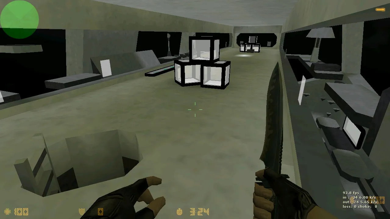 Скриншот  deathrun_fuzzy карта для CS 1.6: .nav для ботов, баланс сторон, оптимизация wpoly/epoly