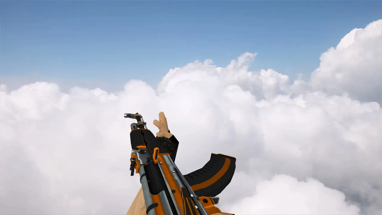 Скриншот Модель АК-47 Carbon Edition для CS 1.6 – Идеальный выбор для геймеров