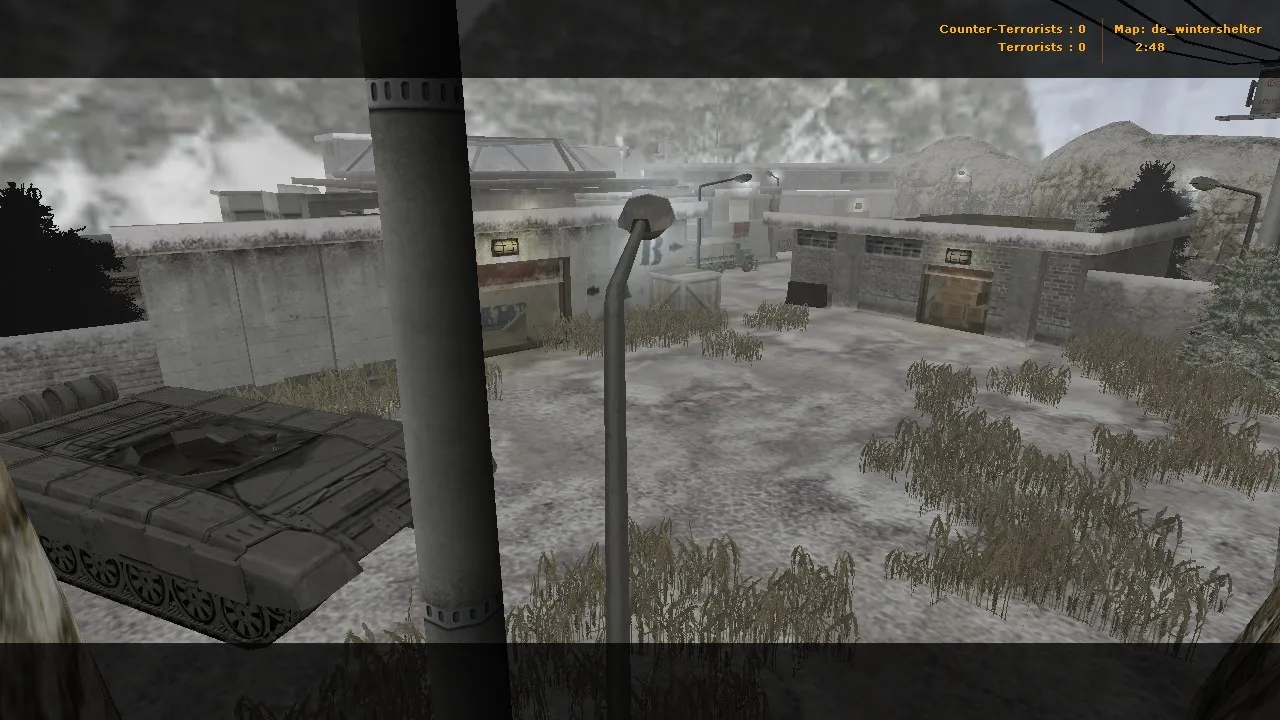 Скриншот  Карта de_wintershelter для Counter-Strike 1.6 - тактики и особенности