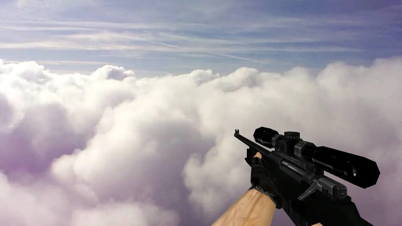 Скриншот Модель «Default AWP Full Black» для CS 1.6 - Качество и точность