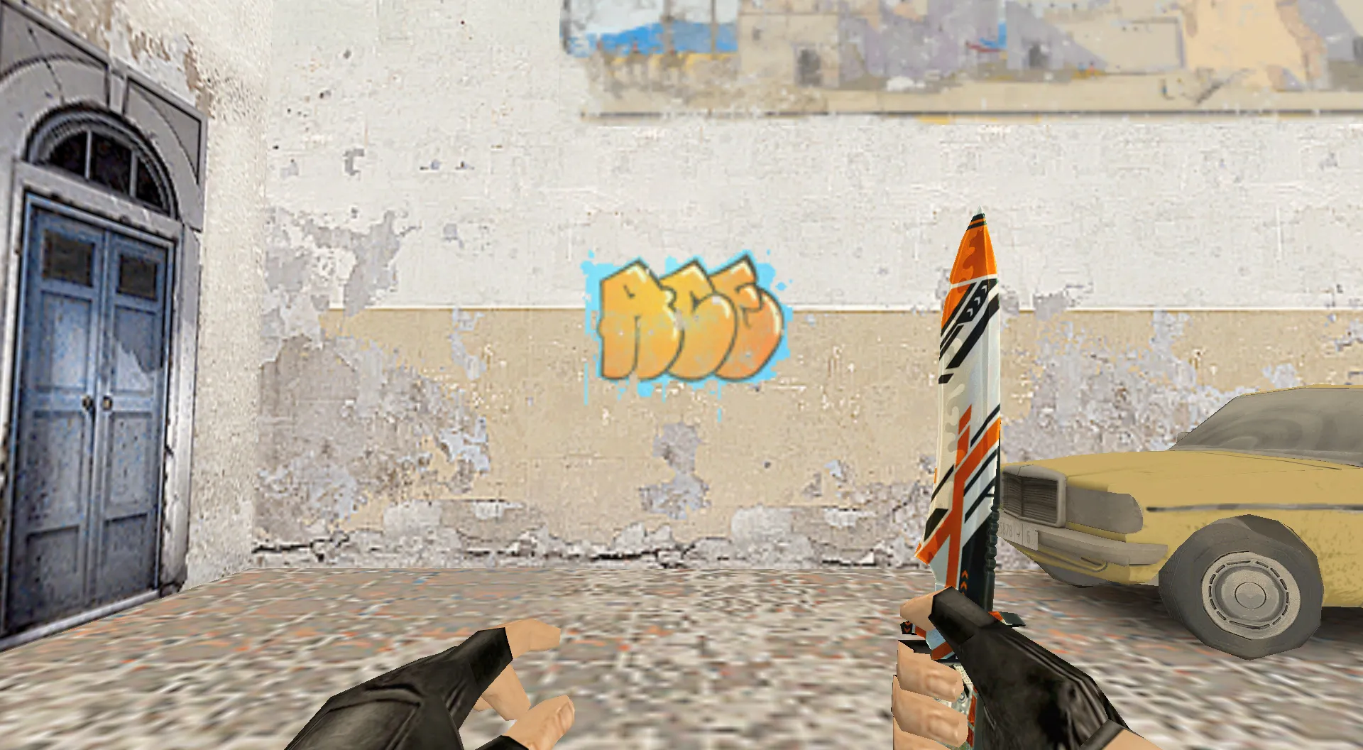 Скриншот  Граффити «Эйс» для CS 1.6 - Уникальное оформление вашего игрового процесса