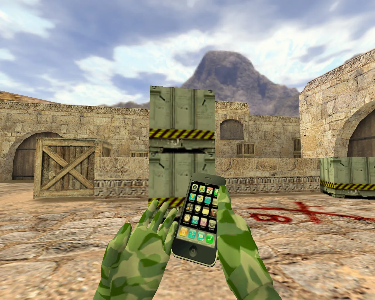 Скриншот Модель «Бомба iPhone» (C4) для CS 1.6: v_, p_, w_ модели, звуки, анимация осмотра, качество текстур