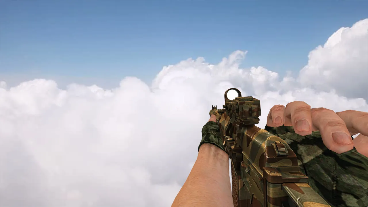 Скриншот Модель АК-47 «АС Вал «Лесной камуфляж»» для CS 1.6: v_/p_/w_ файлы, звук, анимация осмотра