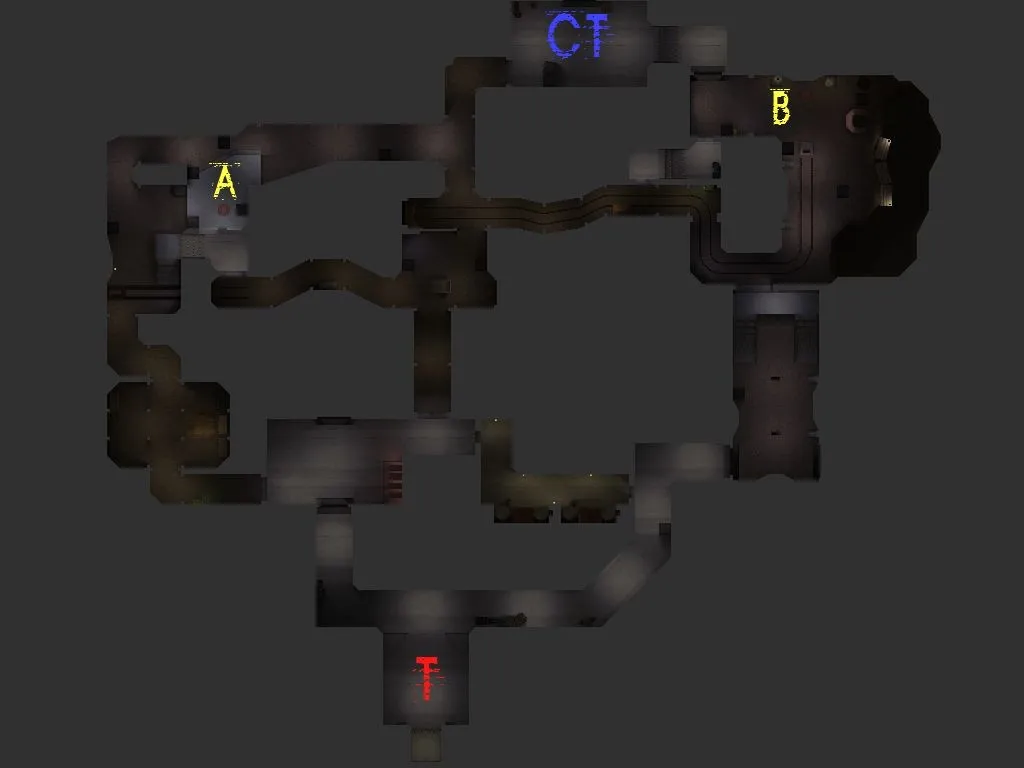 Скриншот  Карта de_sediment для CS 1.6: Тактика и особенности