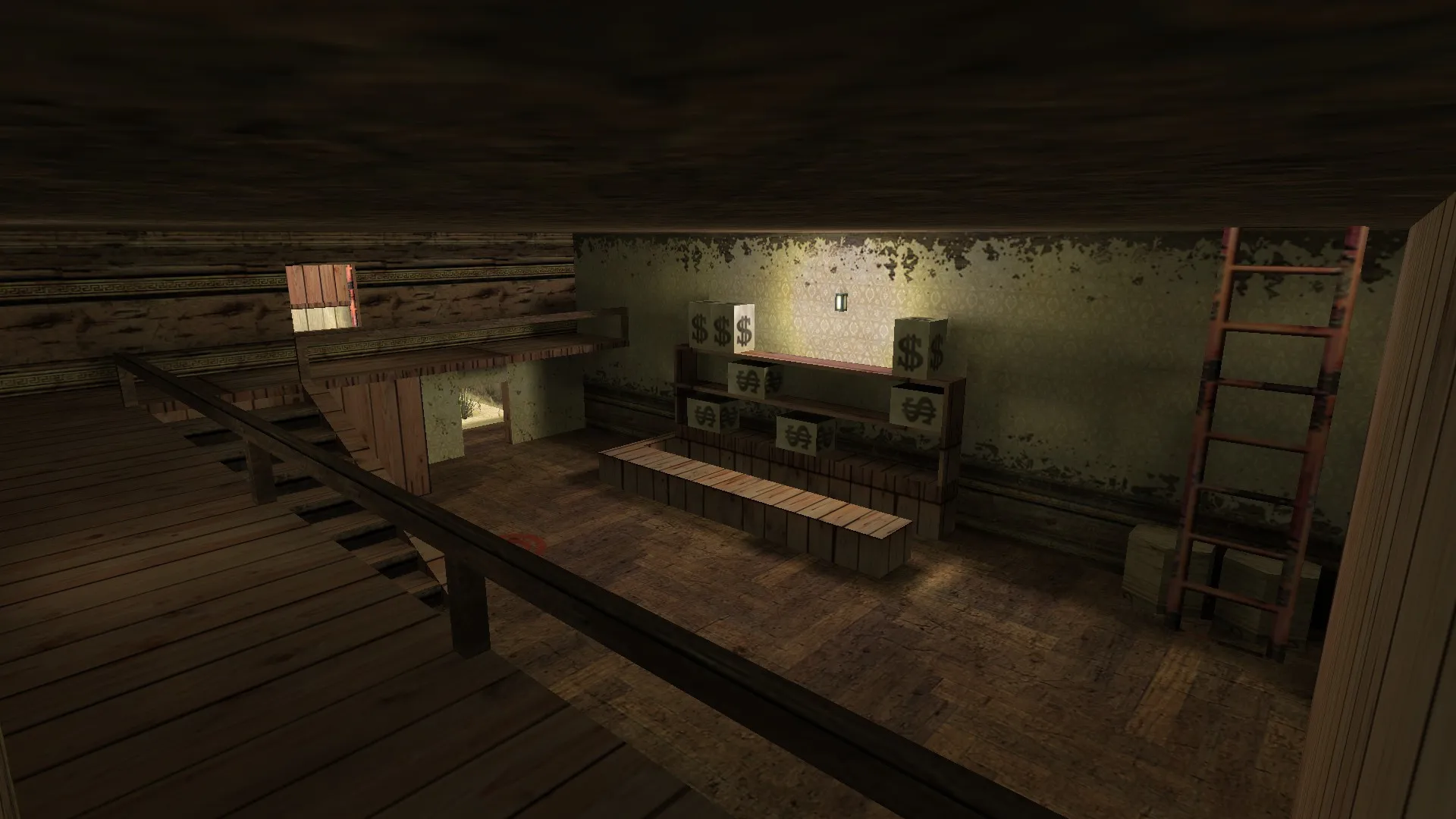 Скриншот  Карта de_wildywest для CS 1.6 - Тактический анализ и особенности