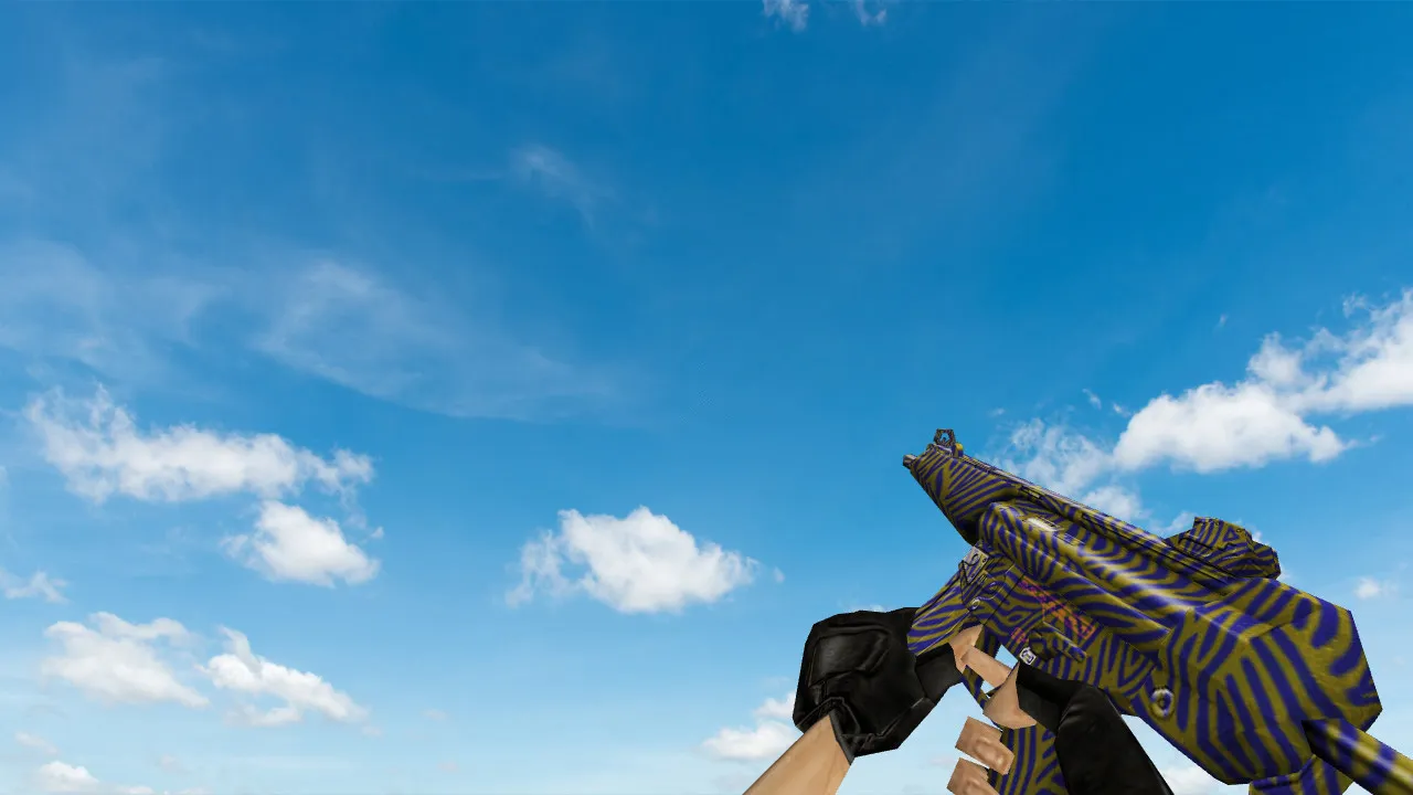 Скриншот Модель Default MP5 «Горн войны» для CS 1.6