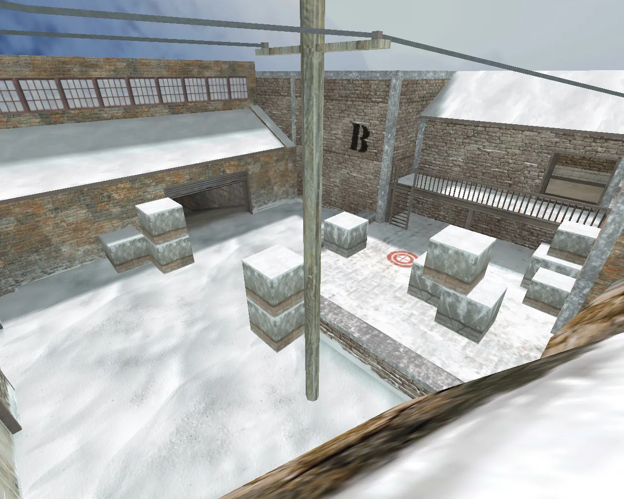 Скриншот  Карта de_russka для CS 1.6 – Тактический шедевр